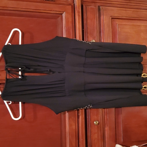 Beaded dressy black halter top - Picture 5 of 5